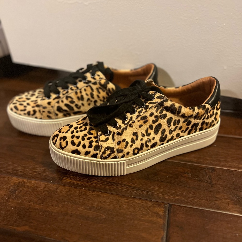 Platform sneakers leopard